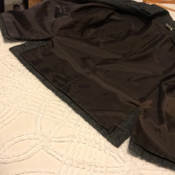 Vintage Tweed Herringbone Wool Coat - Picture 7 of 7